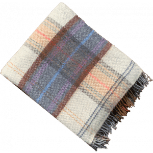 Plaid merino cashmere 1458