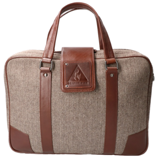 Laptop tas Tweed Bruin Bruin